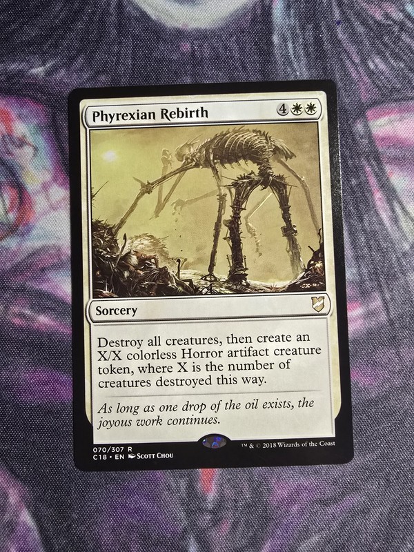 Phyrexian Rebirth Commander 2018 Regular