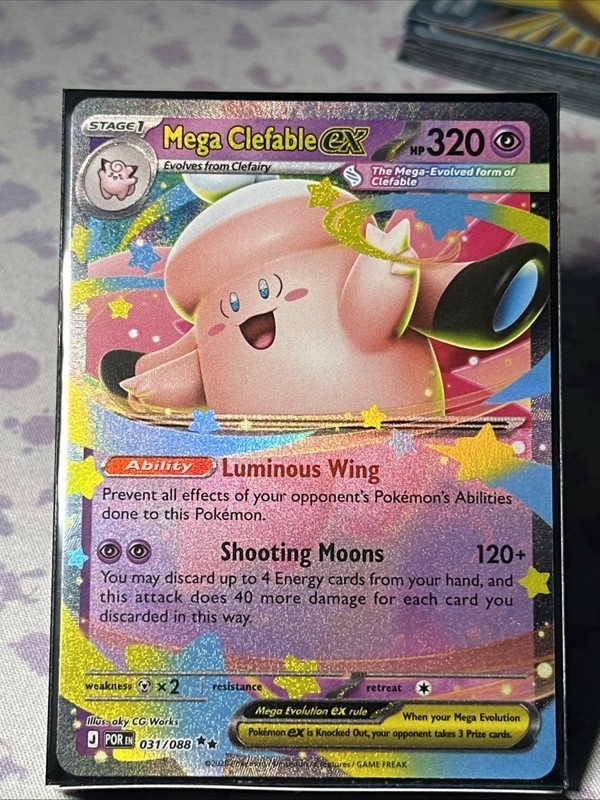 Pokemon Mega Clefable Ex Perfect Order 31/88