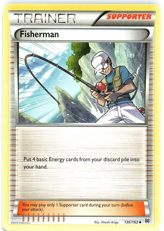 Fisherman – 136/162 – Uncommon – Moderately Played