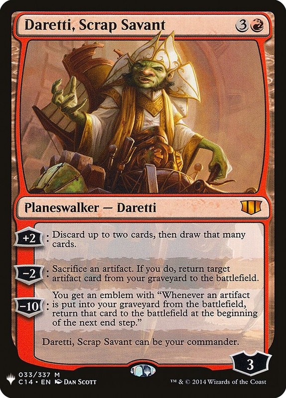 MTG Daretti, Scrap Savant (C14-33/1703) Mystery Booster LP – The List