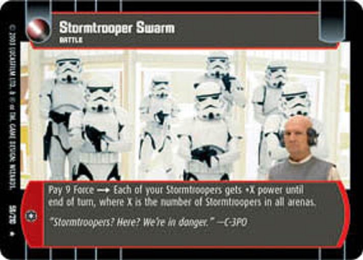 STAR WARS TCG EMPIRE STRIKES BACK STORMTROOPER SWARM 59/210 NM/MINT scratches