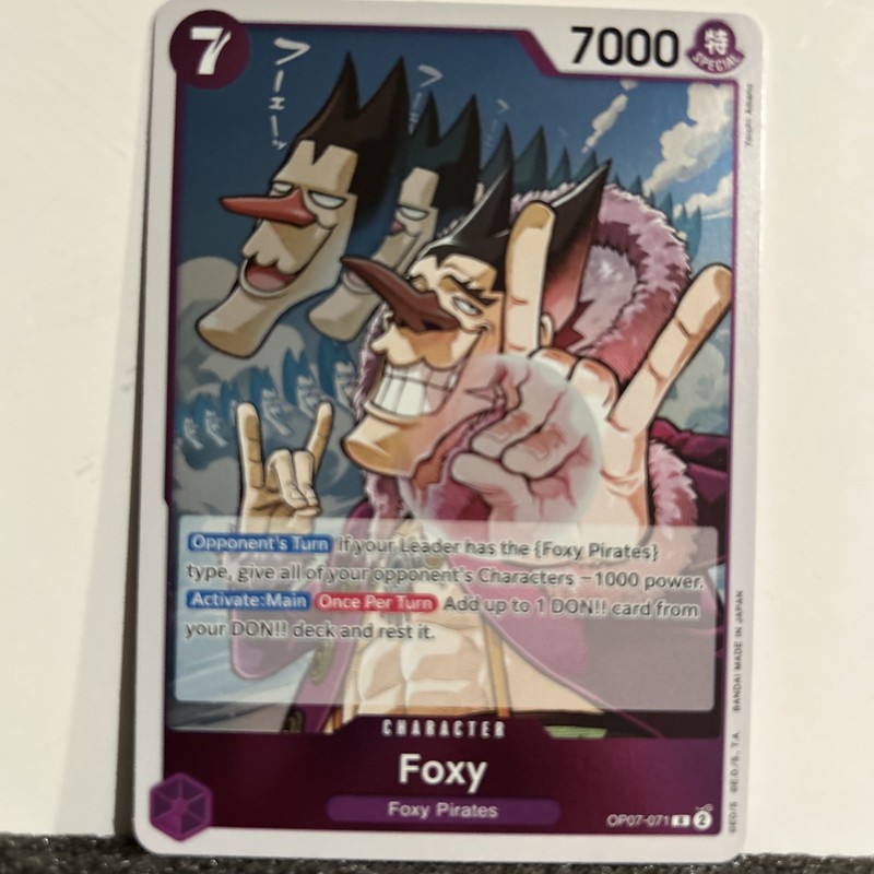 Foxy Pirates OP07-071 Alternative Art One Piece 500 Years In The Future gallery