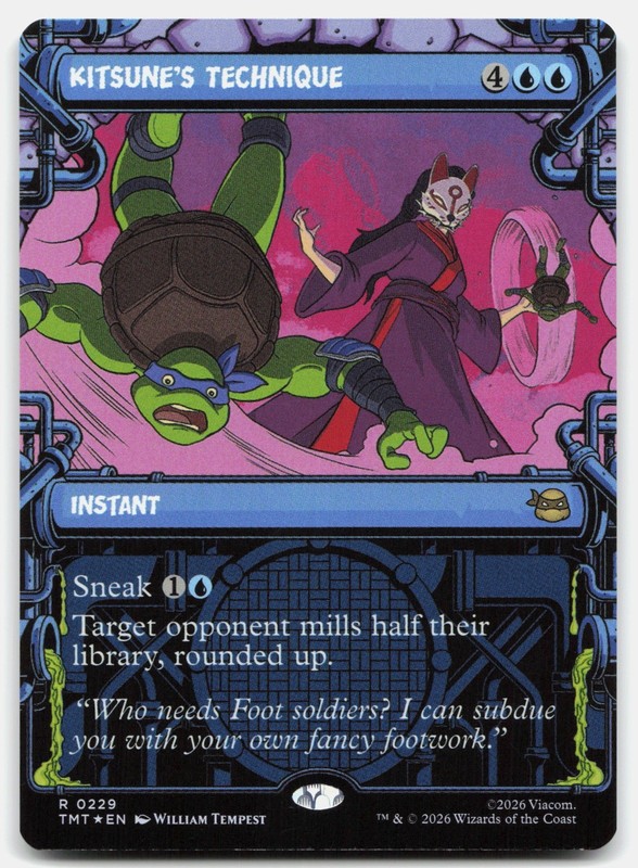 Kitsune’s Technique (Showcase) 229 TMT Magic: The Gathering R Foil NM