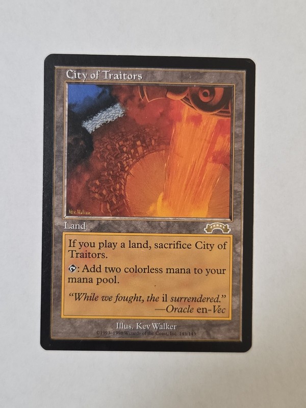Magic the Gathering City of Traitors Exodus Reserve List!