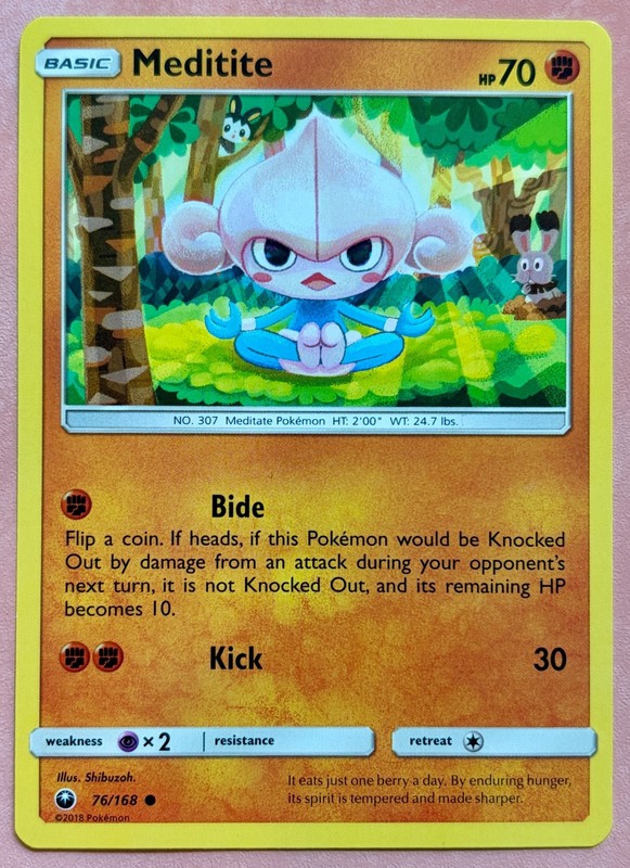 Meditite~Emolga~Bunnelby~Cute Pokémon Cards Cameo/Hidden Pokemon Gallery