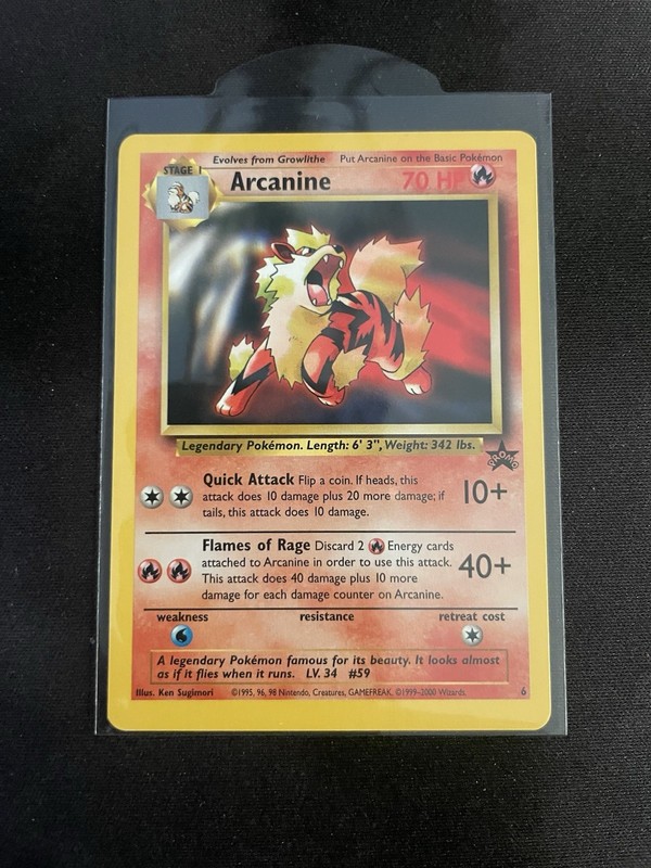 Pokemon Arcanine 06/53 Wotc Promo