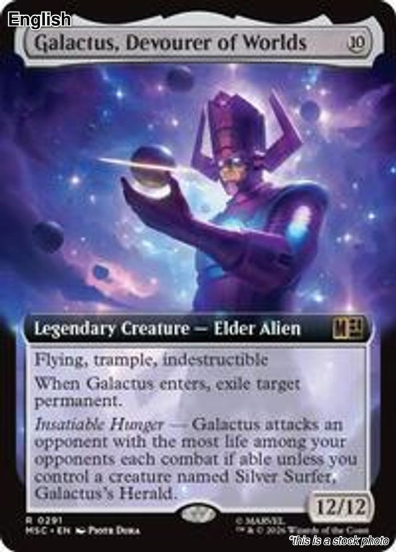 (Preorder) Galactus, Devourer of Worlds (Extended Art) EN [MSC – 291] – NM TC…