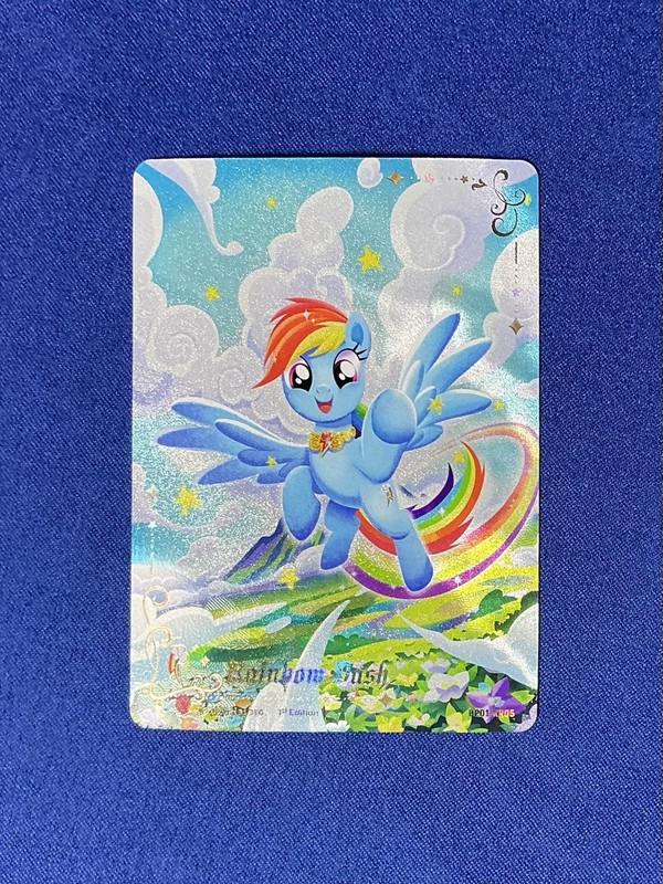 Rainbow Dash RUBY RARE (BP01-RR05) – My Little Pony TCG Kayou English NEAR MINT