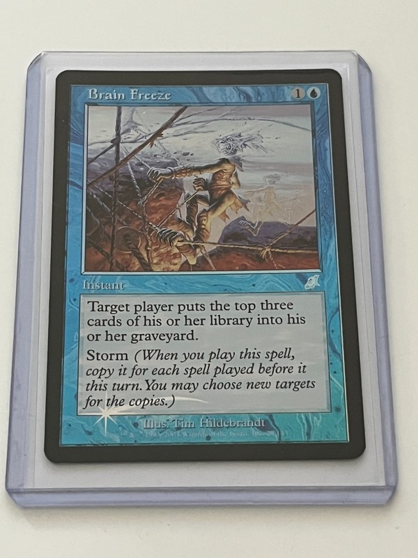 *foil BRAIN FREEZE Scourge MTG Magic the Gathering