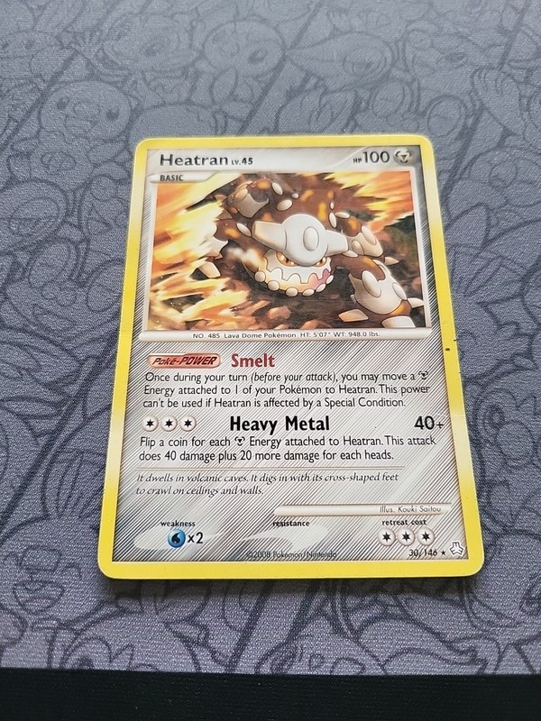 Pokemon: Heatran #30/146 Diamond and Pearl DP Legends Awakened 2008 - HP - G67 gallery