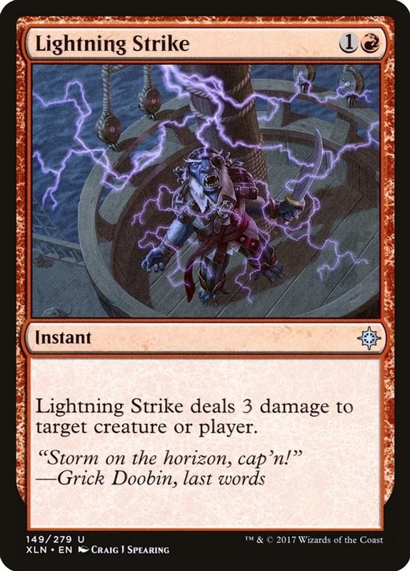 Lightning Strike [Ixalan] LP – Magic