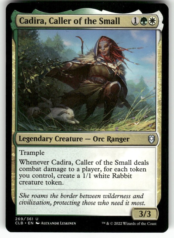Cadira, Caller of the Small #269 (LP) Baldur’s Gate CLB Magic MTG