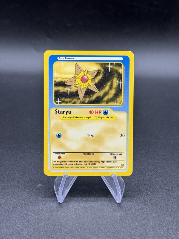 Staryu Pokemon Funskool Vintage 2004 Nintendo Creatures India J08