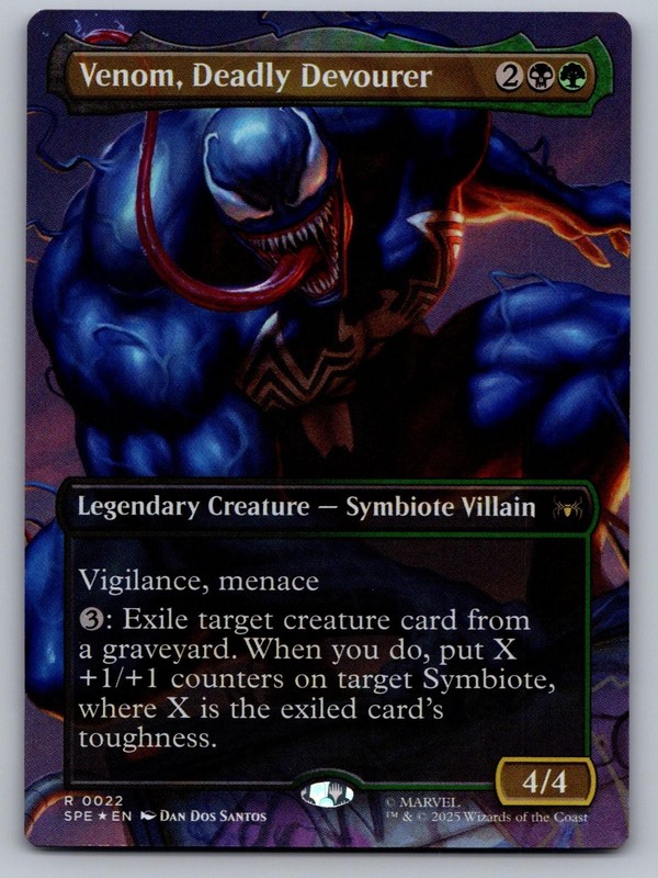 Venom, Deadly Devourer (Borderless) 22 Marvel’s Spider-Man: Eternal-Legal Foil