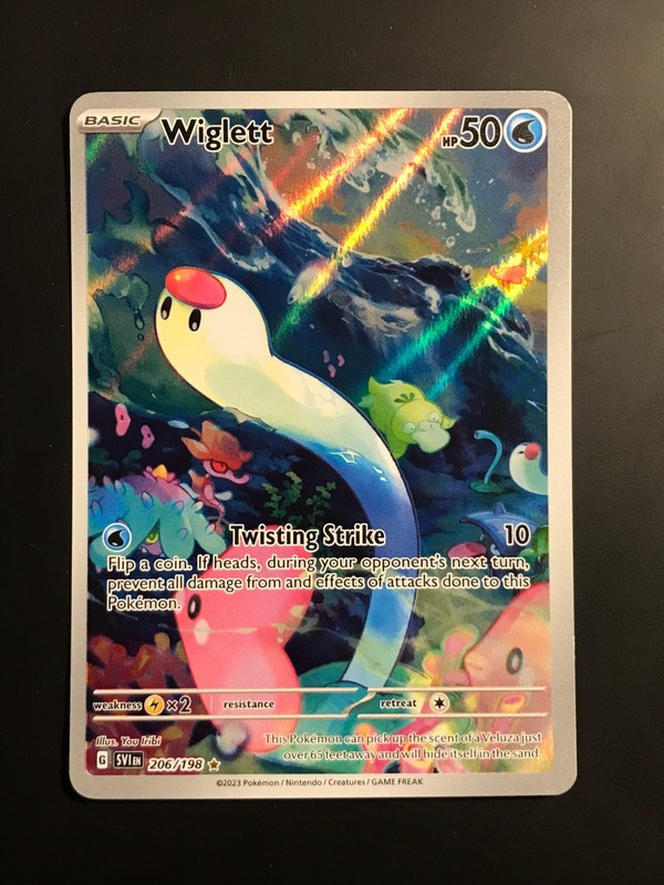 Wiglett 206/198 SV01: Scarlet & Violet Base Set Pokemon NM