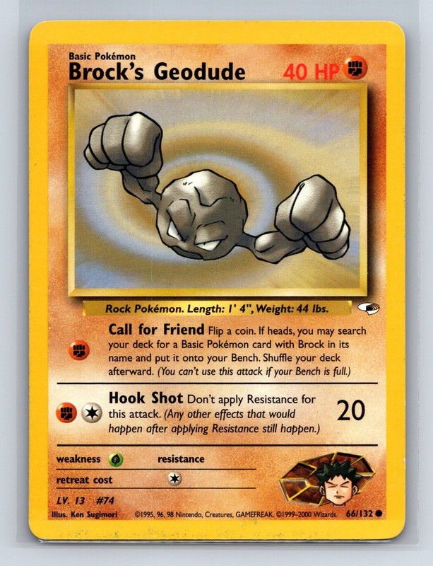 Gym Heroes #066/132 Brock’s Geodude (66)