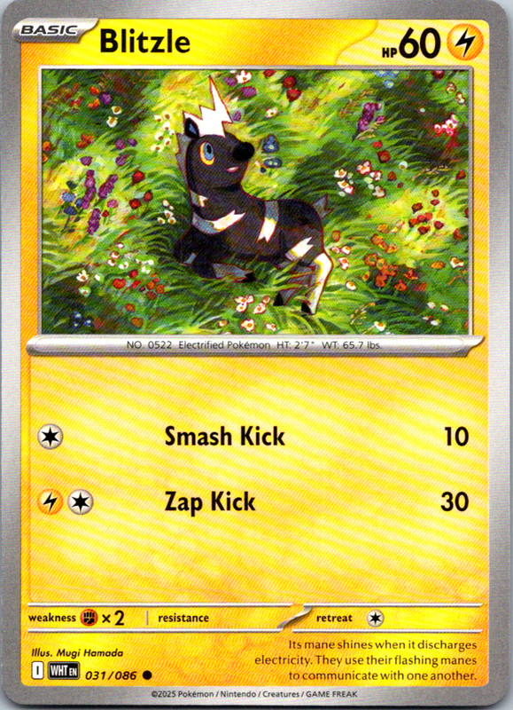 Blitzle #031/086 SV: White Flare Mugi Hamada NM