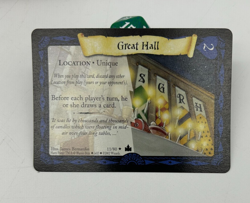 Harry Potter TCG Adventures At Hogwarts Great Hall Non-Holo Rare #11/80