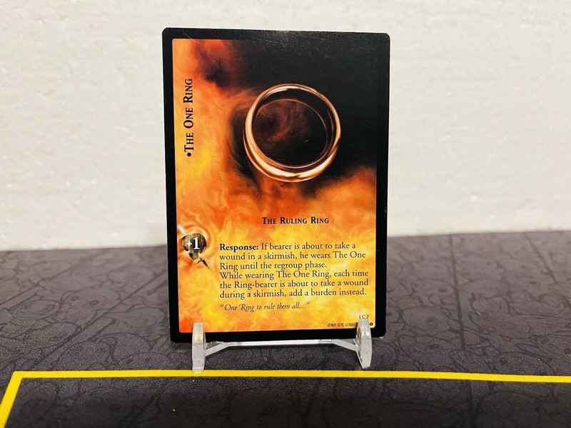 Lord of the rings TCG Fellowship Of The Ring The One Ring Ruling Ring non foil