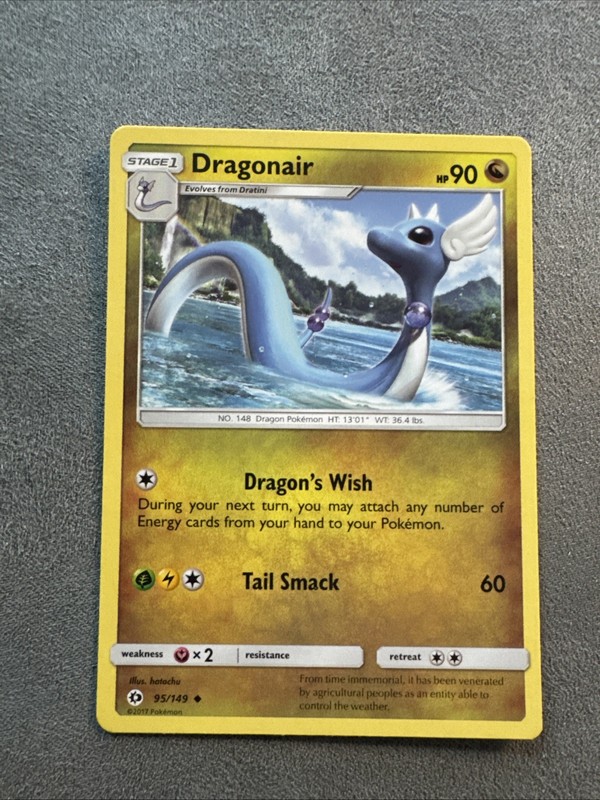 Dragonair – 95/149 – Uncommon – – Sun and Moon Base Set