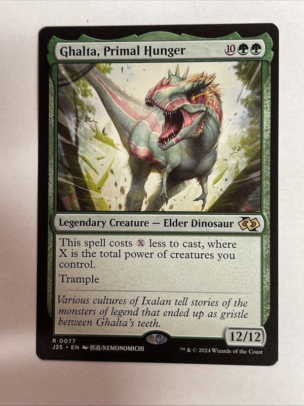 Ghalta, Primal Hunger (Anime) Foundations Jumpstart #77 Rare
