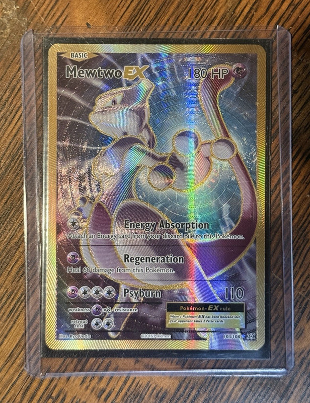 The Pokémon Company Mewtwo-EX 103/108 Evolutions UR FA Holo ENG 180 HP