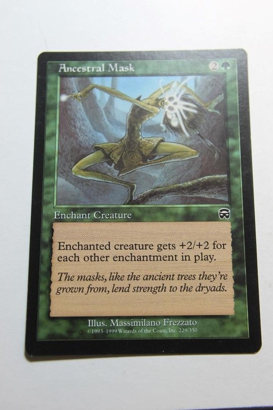 MTG Ancestral Mask x1- -Mercadian Masques-Lightly Played