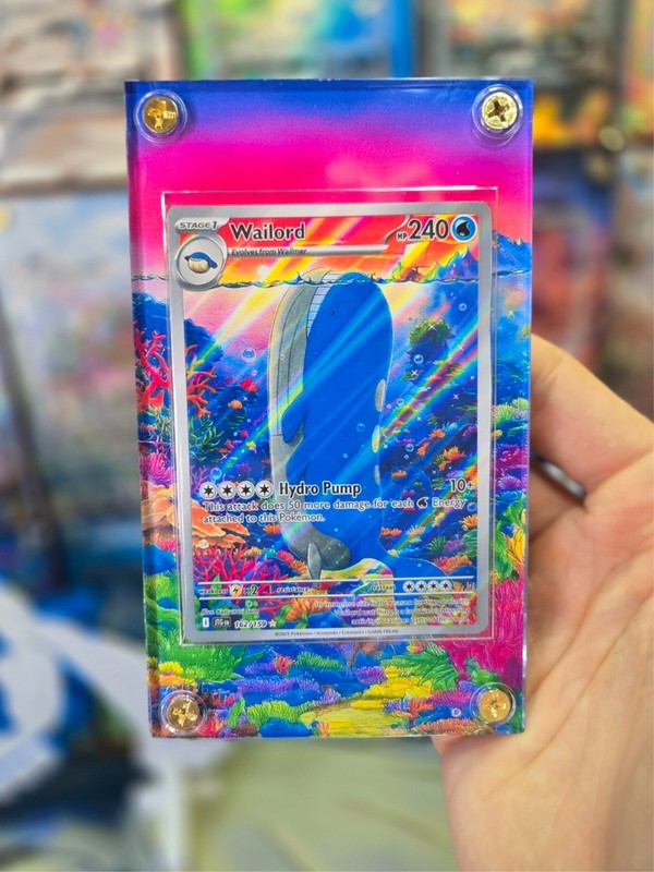 Pokemon Wailord 162/159 Journey Together Extended Art Custom Case gallery