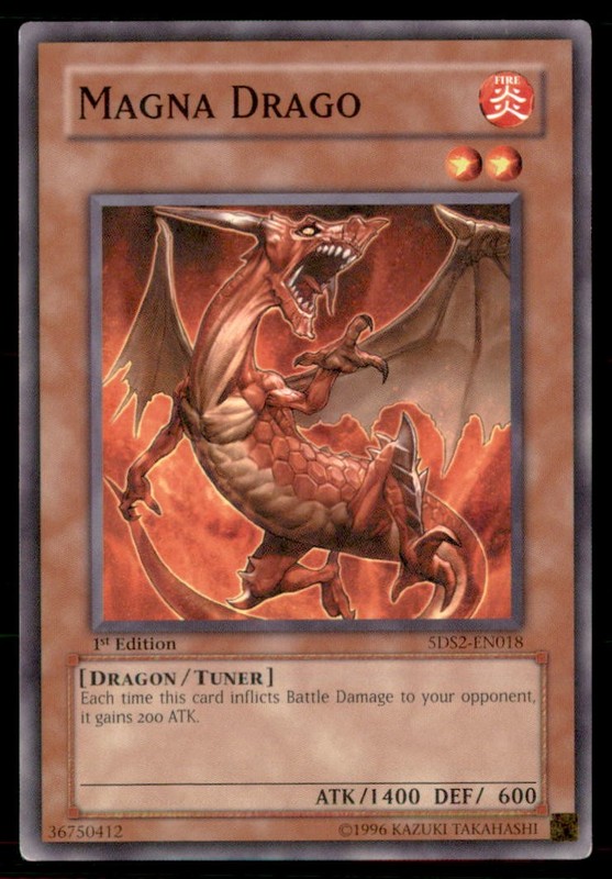 Yu Gi Oh! Magna Drago 5DS2 EN018 5DS2 1st Edition Regular