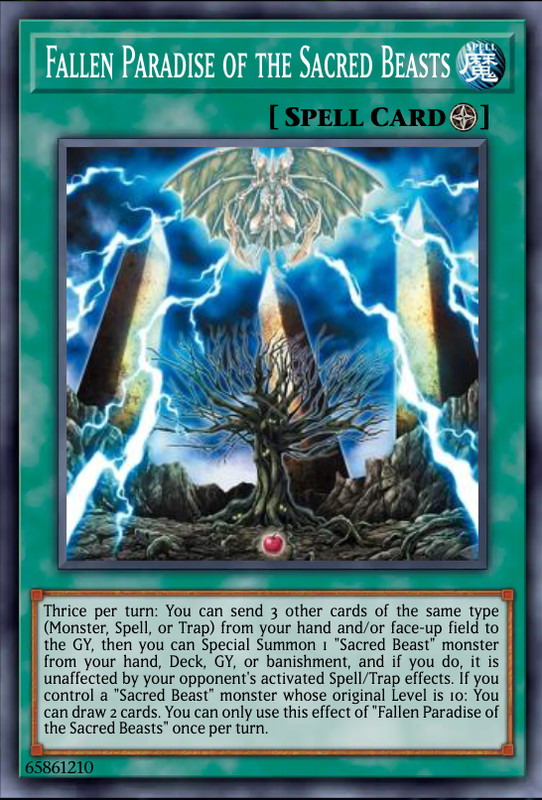 Yugioh! Fallen Paradise of the Sacred Beasts CHAOS ORIGINS PREORDER