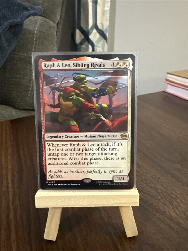 MTG Raph & Leo, Sibling Rivals NM – Teenage Mutant Ninja Turtles (TMT) 166 R