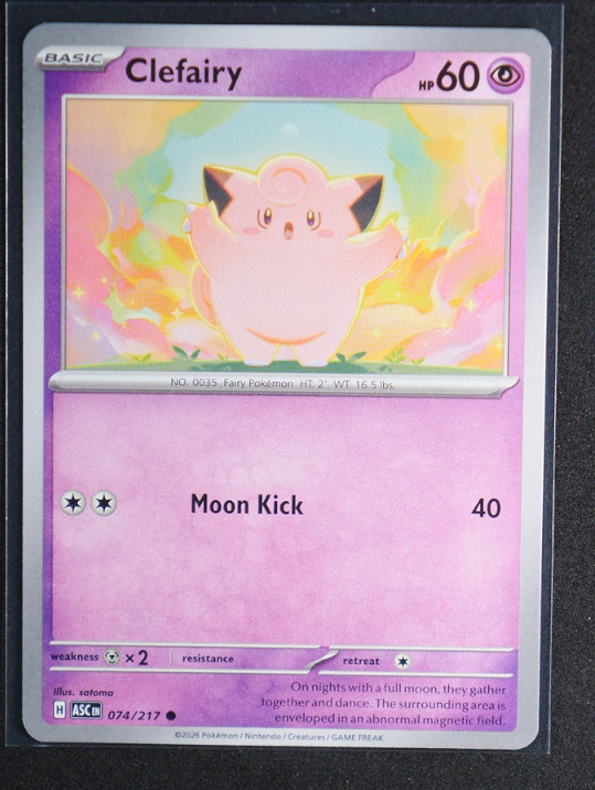 Clefairy Common #074/217 ME: Ascended Heroes 2026 NM