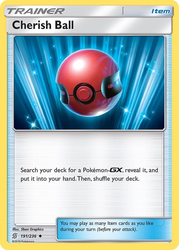 Cherish Ball (191/236) Uncommon NM SM11 SM – Unified Minds Pokemon TCG