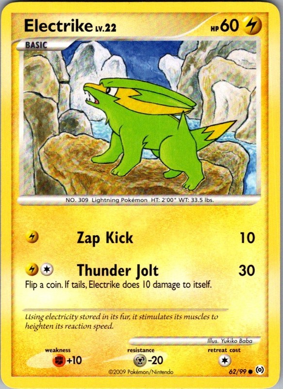 Electrike (62) Common Arceus 62/99 MP