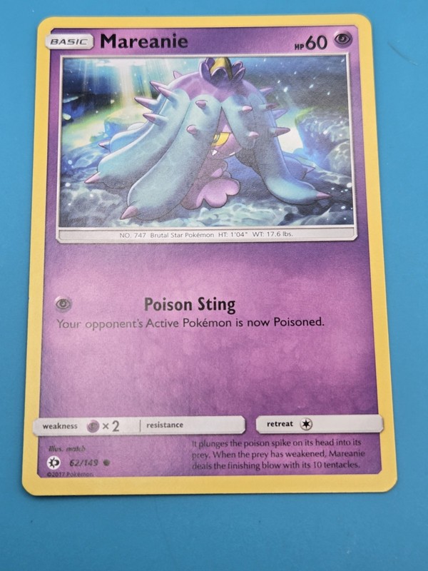 Mareanie – SM Base Set 62/149 – Common Regular Pokémon TCG LP