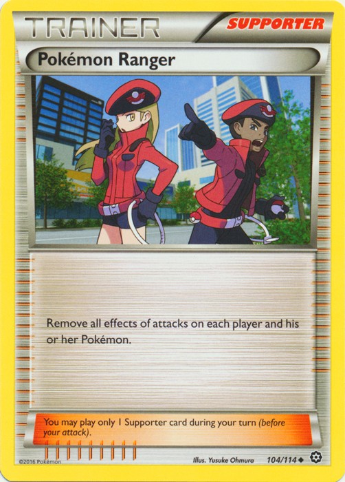 Pokemon Ranger – 104/114 – Uncommon – Heavily Played