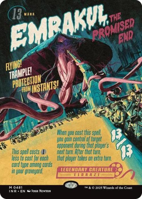 Emrakul, the Promised End (Showcase) -Foil Near Mint MTG Innistrad Remastered