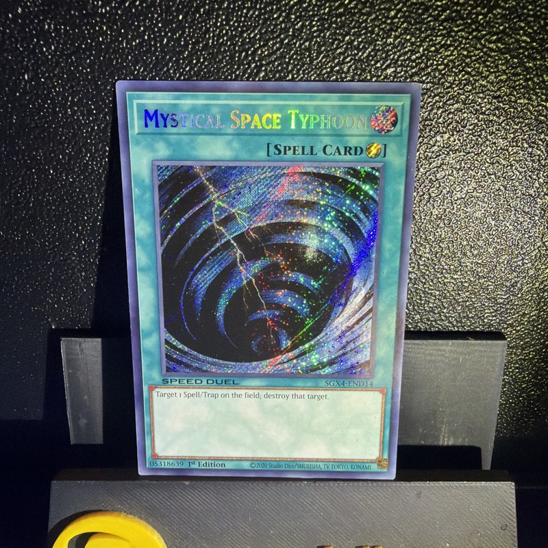 Mystical Space Typhoon (Secret Rare) SGX4-END14 Speed Duel GX: Midterm…