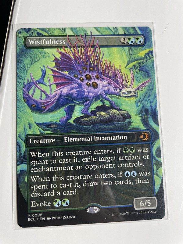 Magic: The Gathering (MTG) – ECL Wistfulness (Borderless) M0296 LP