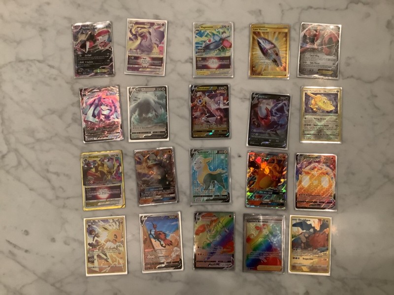 Random card rare holo V Vmax ex gx radiant vstar one guaranteed in each purchase