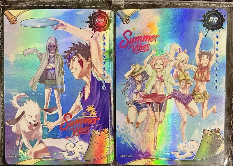 Naruto Kayou Sealed Promo PR-055-056 Holo NM US Seller!