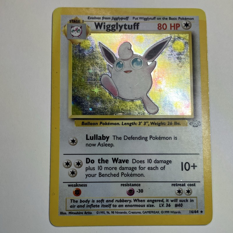 Wigglytuff 16/64 Jungle Holo
