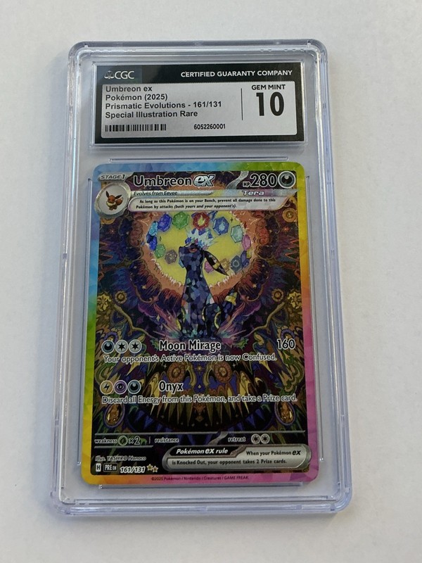 CGC 10 Umbreon ex Prismatic Evolutions 161/131 SIR Gem Mint 10 Pokemon — S2G —