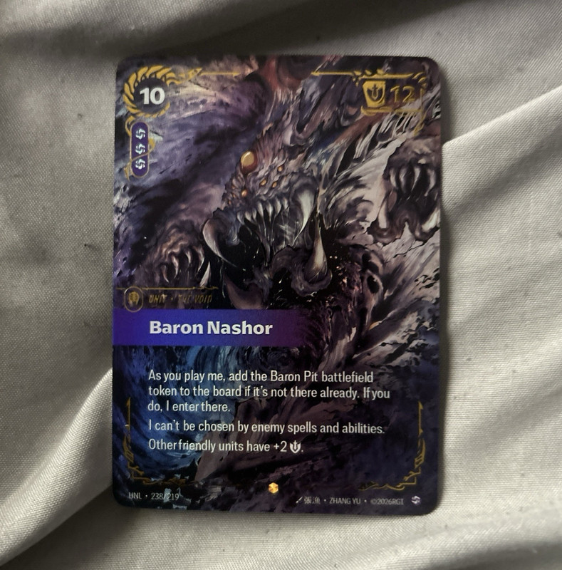 Riot Games League of Legends Baron Nashor Unit Foil BNL 238/299 English 2020