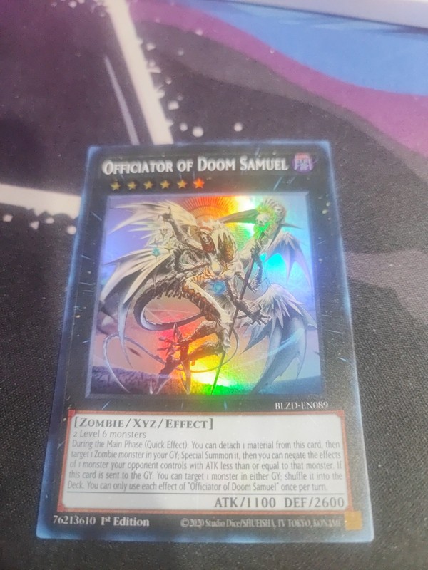 Officiator of Doom Samuel BLZD-EN089 super rare