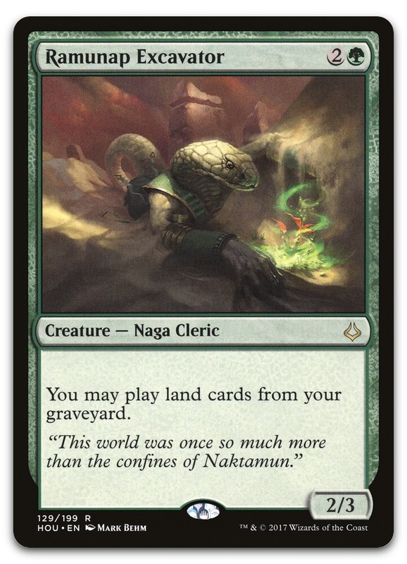 Ramunap Excavator #129 (NM) Hour of Devastation HOU Magic MTG