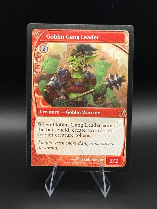 MTG Goblin Gang Leader (Future Sight) 144 Mystery Booster 2 NM Regular