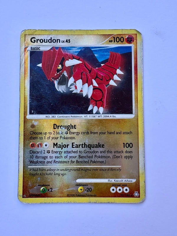 Groudon 29/146 Legends Awakened Reverse Holo B4