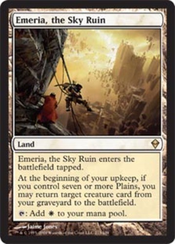 1x Emeria, the Sky Ruin Light Play, English Zendikar MTG Magic