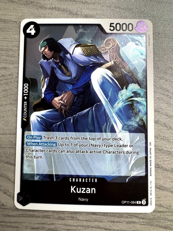 Kuzan OP11-084 A Fist of Divine Speed Foil